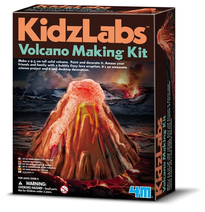 4M KidzLabs Volcano Making Kit, DIY Science Kit STEM, For Boys & Girls Ages 8+ - Image 1